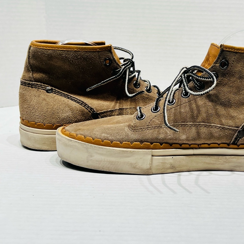 DIESEL SUEDE LEATHER Flat Ankle Boots Size 7.5 New without Tag